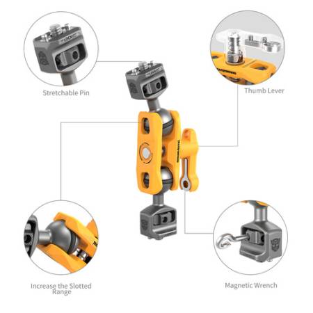 SmallRig 5522 Bumblebee Edition - przegubowe ramię Magic Arm
